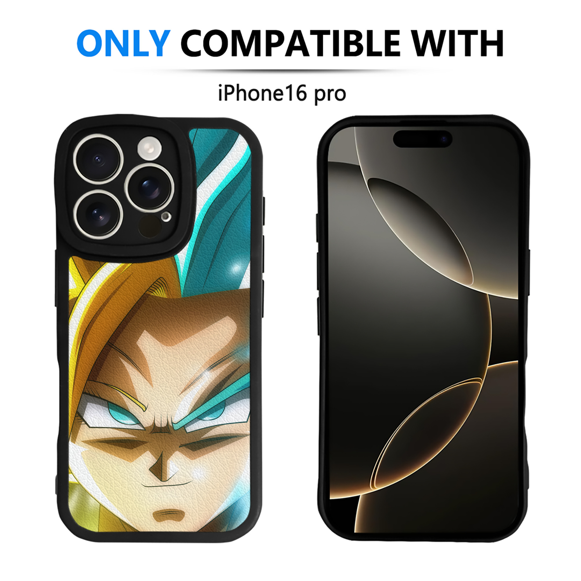 （画像用） ドラゴンボール DRAGON BALL 【iPhone 16シリーズ対応】シリコンスマホケース（レザー調） 材質：シリコン